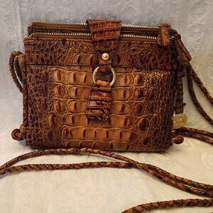 Vintage BRAHIM  Crossbody Bag w/built-in wallet